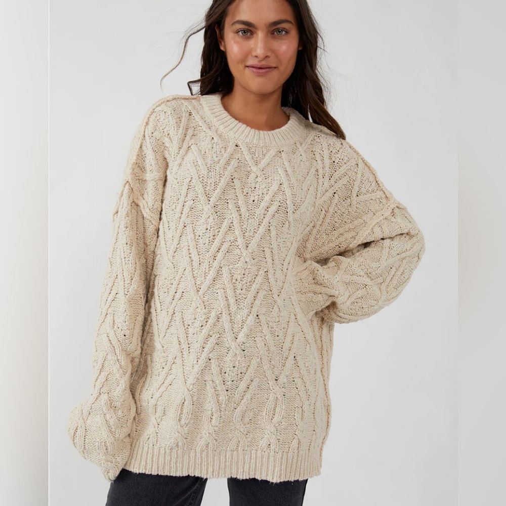FREE PEOPLE Isla Cable Tunic